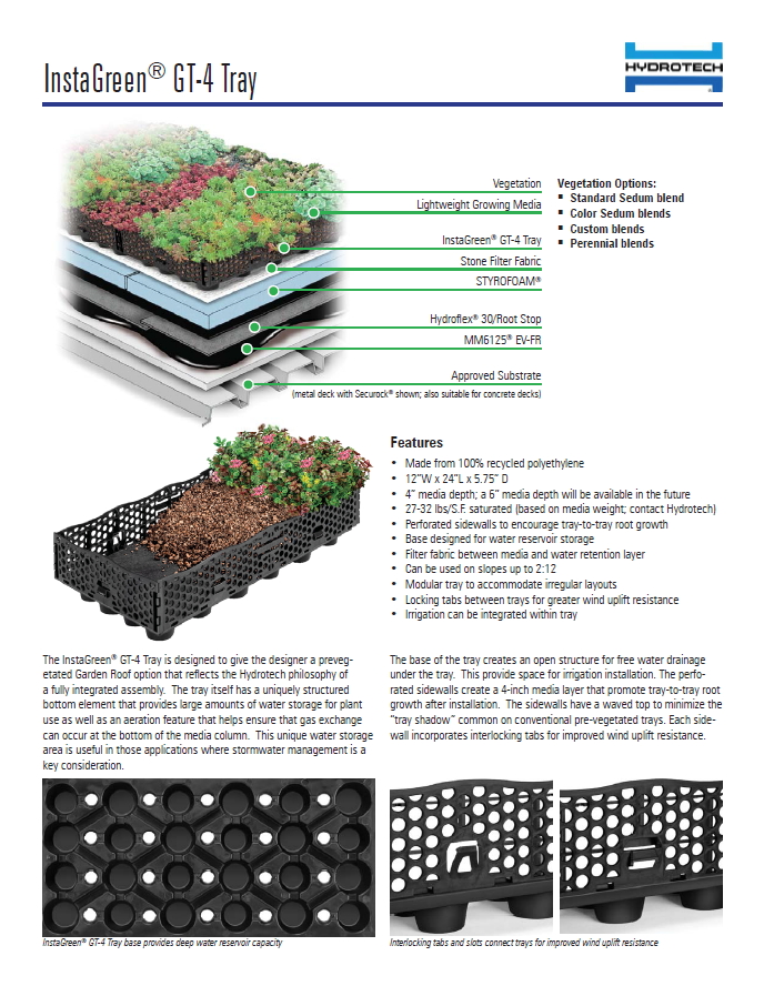 Plateau modulaire InstaGreen GT-4